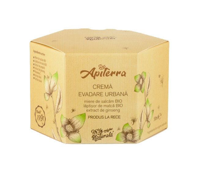Crema Evadare Urbana Apiterra 50ml Apicola Pastoral Georgescu