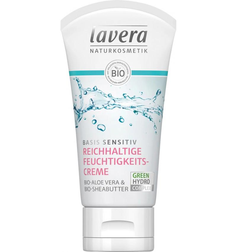 Crema Hidratanta cu Aloe Vera si Unt de Shea Basis Sensitiv Bio 50 mililitri Lavera