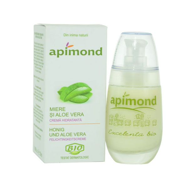Crema Hidratanta cu Miere si Aloe Vera Bio Apimond 50ml