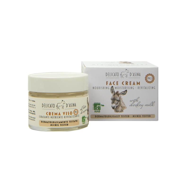 Crema Hidratanta de Fata de Zi si de Noapte cu Lapte de Magarita Bio 50 mililitri La Dispensa