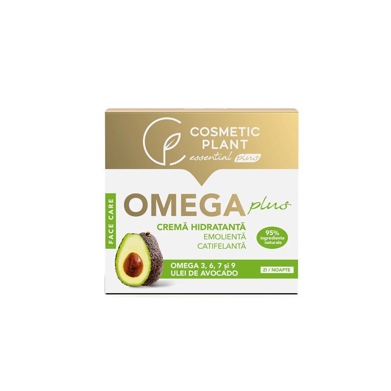 Crema Hidratanta Emolienta Catifelanta Omega Plus cu Omega 3, 6, 7, 9 si Ulei de Avocado 50 mililitri Cosmetic Plant