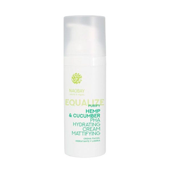 Crema Matifianta Hidratanta cu Canepa si Castravete 50 mililitri Naobay