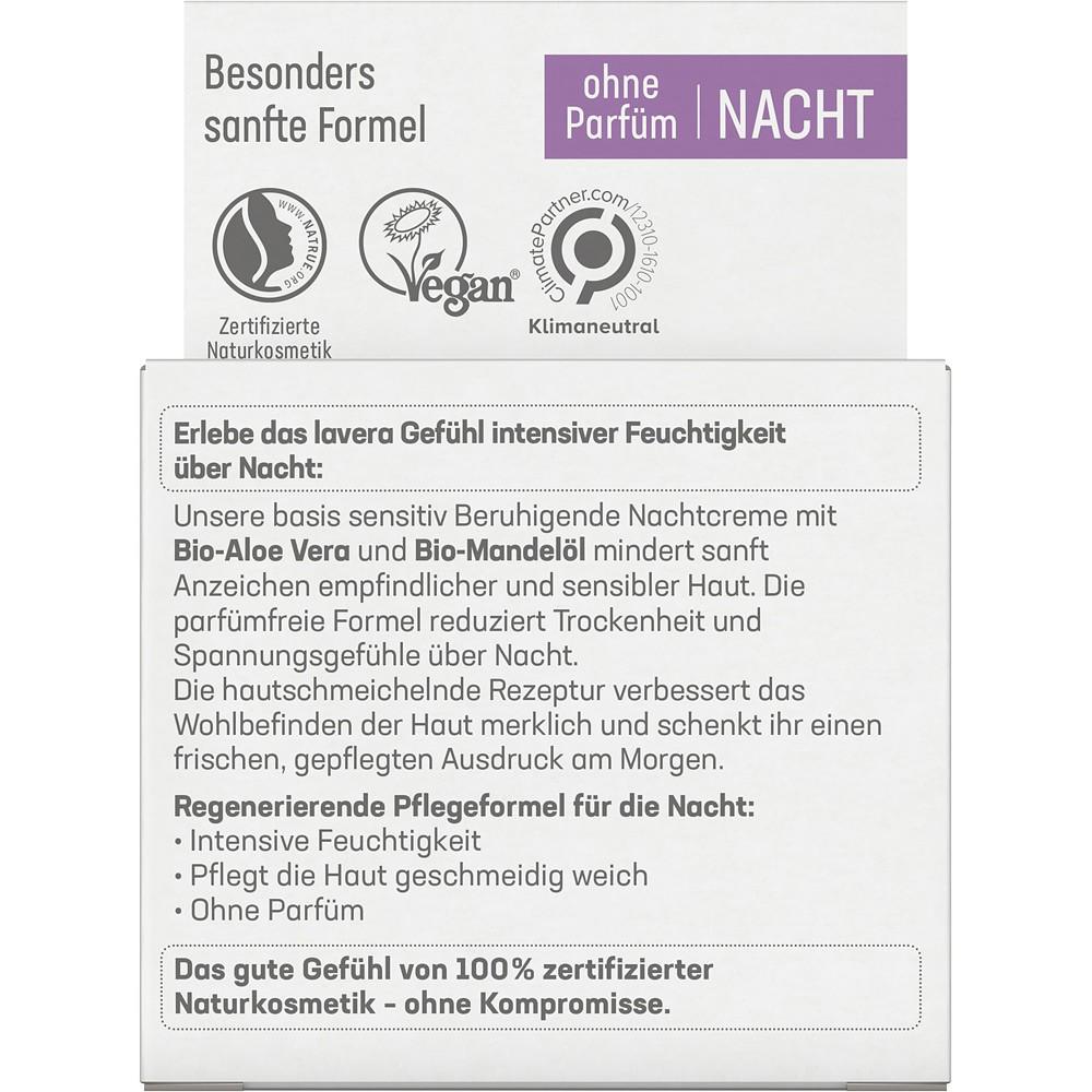 Crema pentru Fermitate si Ingrijire pe Timp de Noapte 50 mililitri Lavera