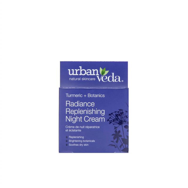 Crema Puternic Hidratanta de Noapte cu Extract de Turmeric pentru Ten Uscat Radiance 50 mililitri Urban Veda
