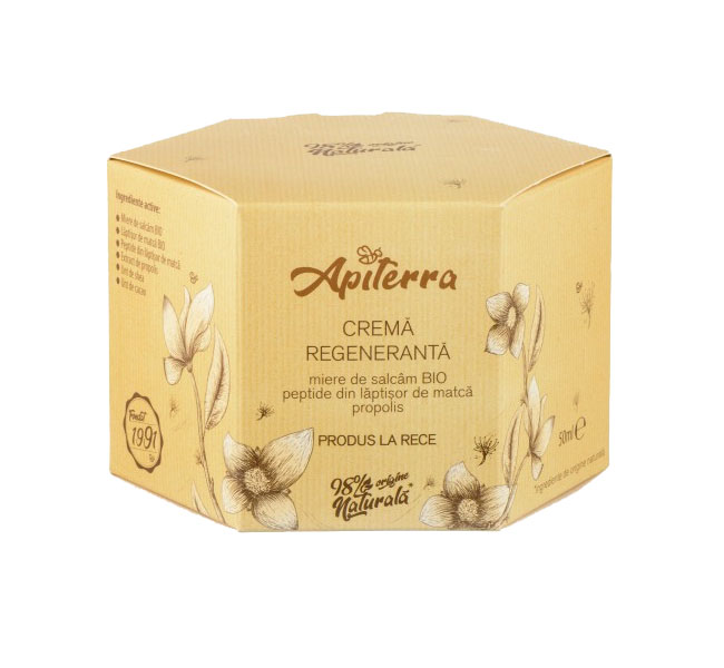 Crema Regeneranta Apiterra 50ml Apicola Pastoral Georgescu