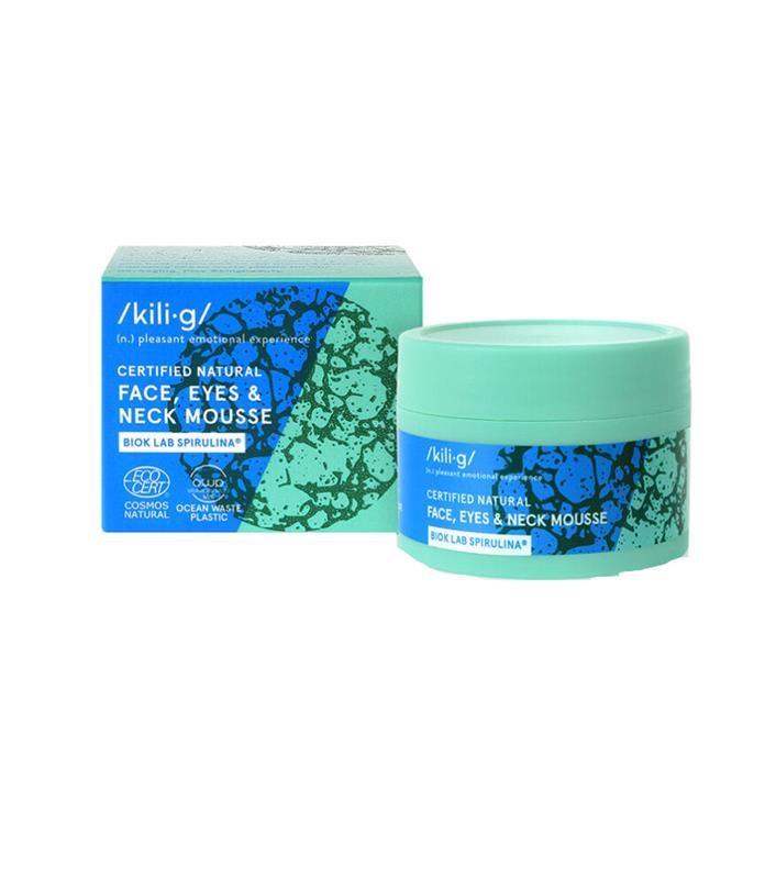 Crema Spuma cu Spirulina pentru Fata, Ochi si Decolteu 60 mililitri Kilig