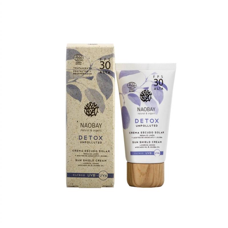 Crema Sun Shield SPF30 Detox 50 mililitri Naobay