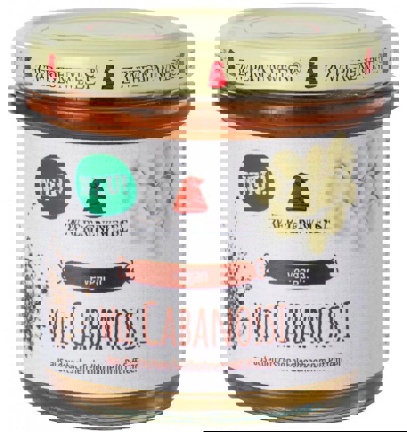 Crema Tartinabila Ca si...Cabanossi Bio 140 grame Zwergenwiese