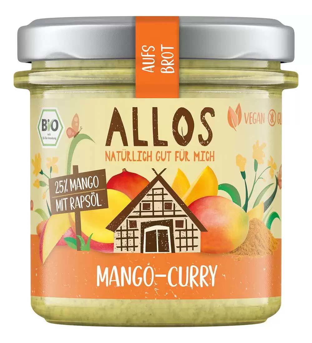 Crema Tartinabila cu Mango si Curry Bio 140 grame Allos