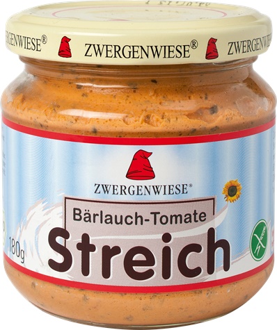Crema Tartinabila cu Usturoi Salbatic si Tomate Fara Gluten Bio 180gr Zwergenwiese