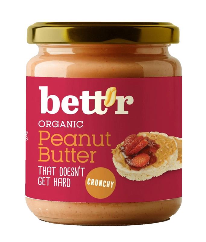 Crema Tartinabila de Arahide Crunchy Bio 250 grame Bett'r