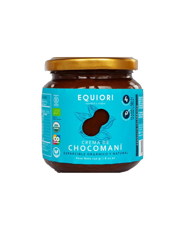 Crema Tartinabila de Arahide cu Ciocolata Bio 230 grame Equiori