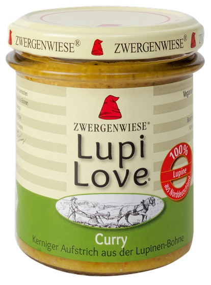 Crema Tartinabila din Lupin si Curry Fara Gluten Bio 165gr Zwergenwiese