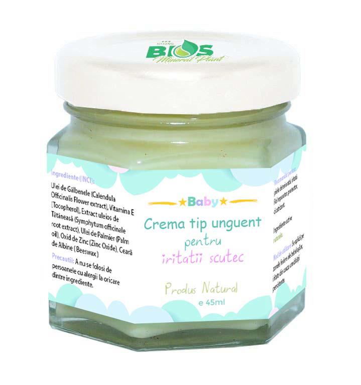 Crema Tip Unguent pentru Iritatii Scutec 45 mililitri Bios Mineral Plant