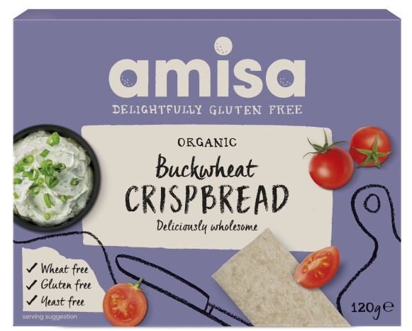 Crispbread (Painici) din Hrisca Integrala Fara Gluten Bio Amisa 120gr 