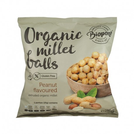 Crochete Bio Mei Expandat cu Arahide Biopont PV 75gr