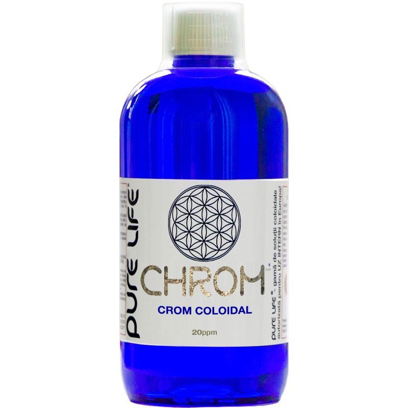 Crom Nanocoloidal CHROM 25ppm 480 mililitri Pure Life