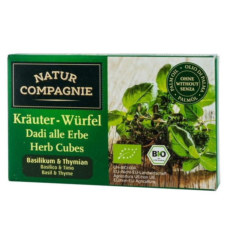 Cuburi cu Verdeturi, Busuioc si Cimbru Bio 8 cuburi Natur Compagnie