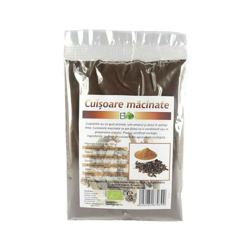 Cuisoare Macinate Bio 100 grame Deco Italia