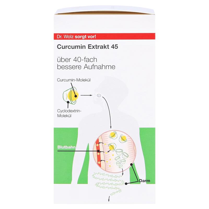 Curcumin Extrakt 45 90 capsule Dr.Wolz