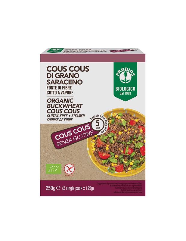 Cus Cus din Hrisca Fara Gluten Bio 250 grame Probios