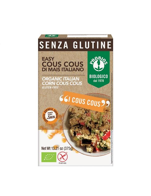Cuscus din Porumb Fara Gluten Bio 375gr Probios 