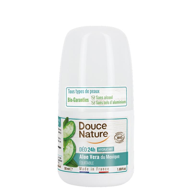 Deo Roll On Hidratant cu Aloe Vera Bio 50ml Douce Nature
