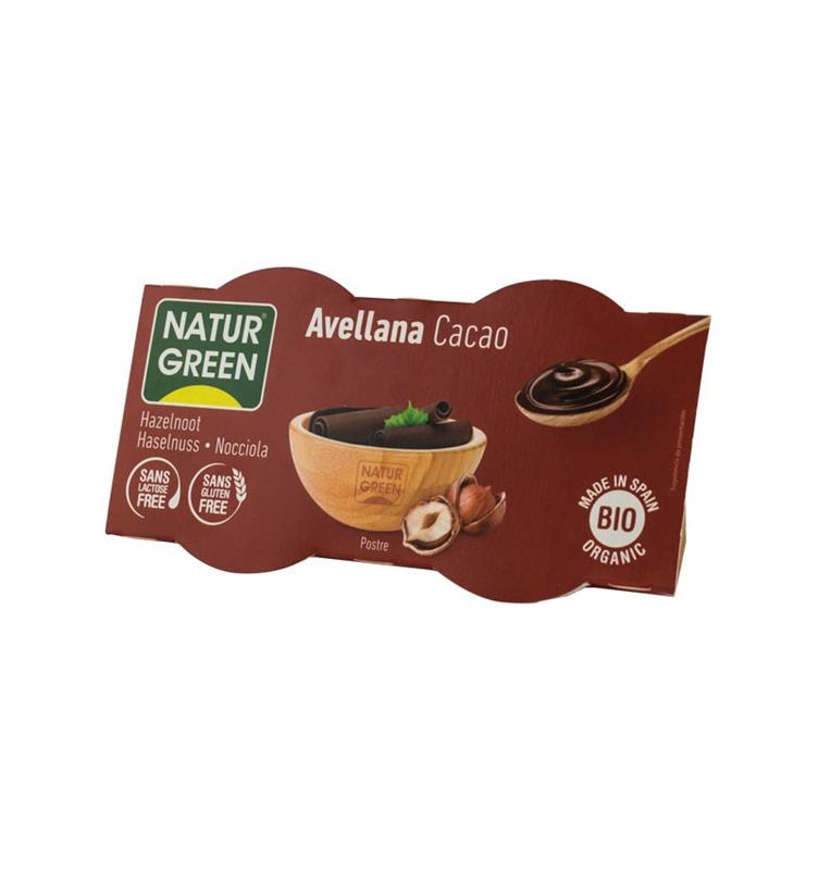 Desert cu Alune si Cacao Bio Natur Green 2x125gr