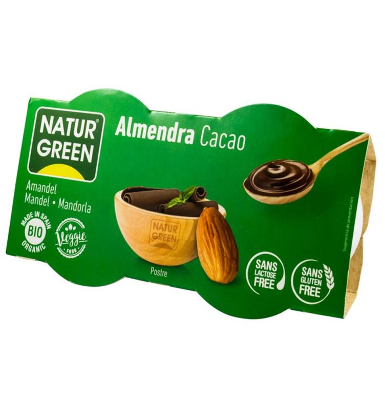 Desert de Migdale cu Cacao Bio 2x125gr Natur Green