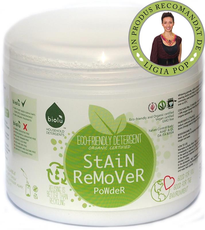 Detergent Ecologic pentru Indepartat Pete Pudra Biolu 1100gr