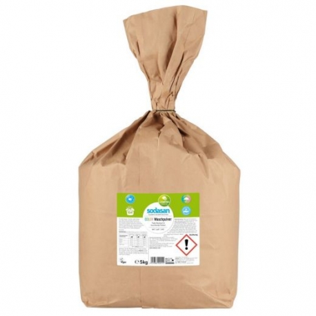 Detergent Praf Ecologic Compact Rufe Albe si Colorate Sodasan 5kg