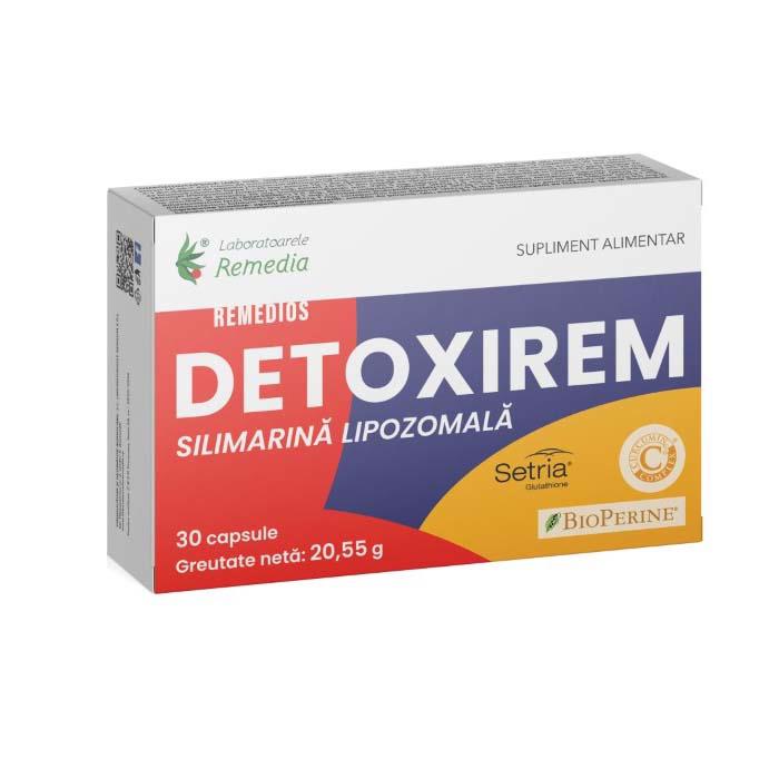 Detoxirem Remedios 30 capsule Laboratoarele Remedia