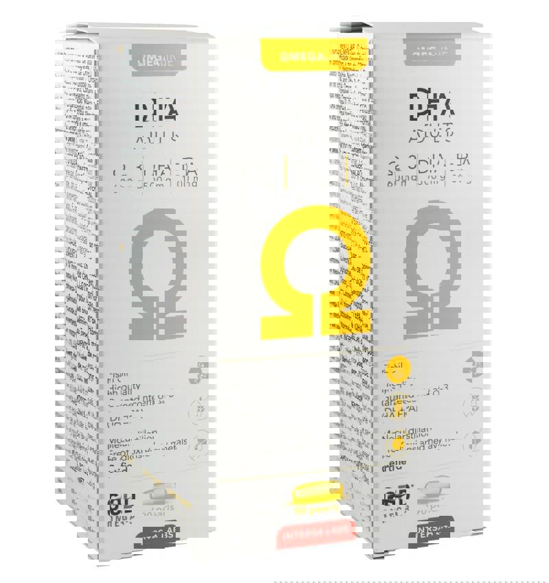 DHA pentru Adulti 90 capsule Intersa Labs