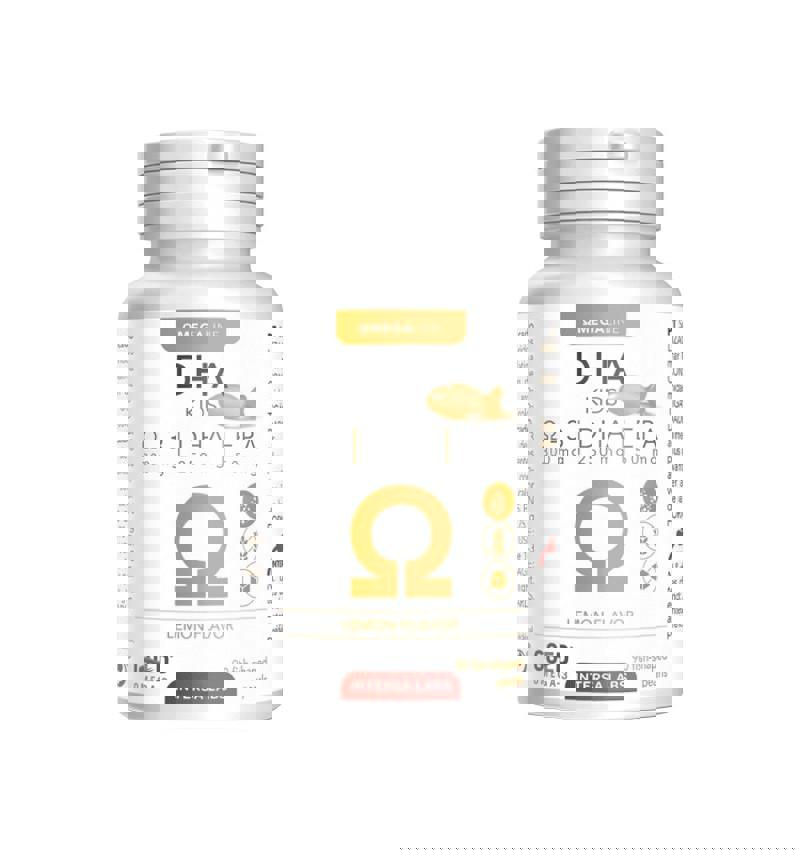 DHA pentru Copii 90 capsule masticabile Intersa Labs