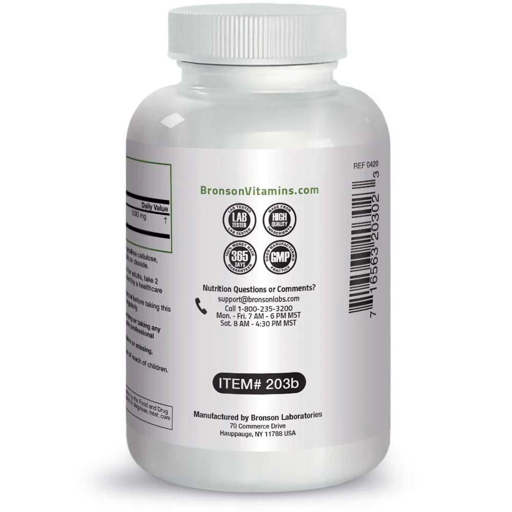 Diabetic Support Cinnamon Scortisoara 1000 miligrame 250 capsule Bronson Laboratories
