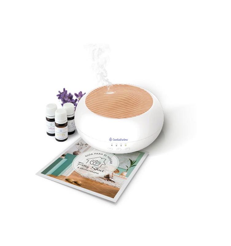 Difuzor de Arome si Umidificator cu Ultrasunete cu 3 Uleiuri Esentiale 1 bucata Esential Aroms