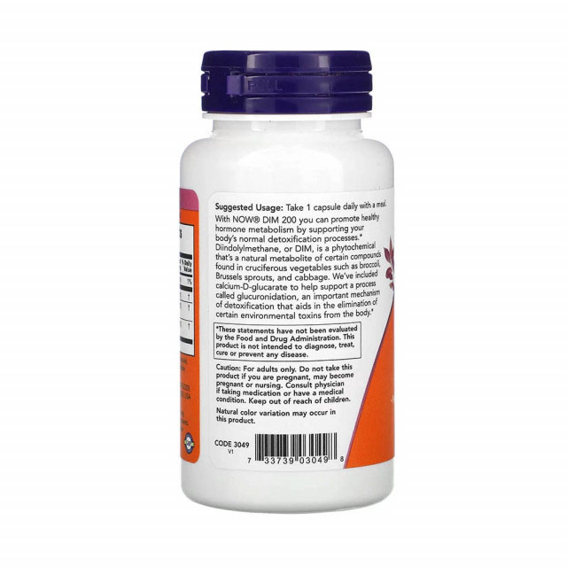 DIM 200 Complex With Calcium D-Glucarate 90 capsule Now Foods