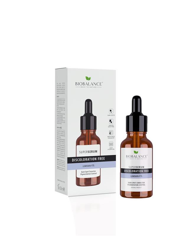 Discoloration Free Lumiskin 4% Super Serum 30 mililitri BioBalance