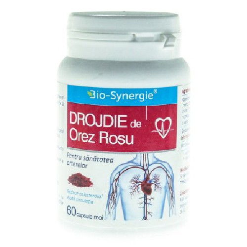 Drojdie de Orez Rosu Bio Synergie 60cps