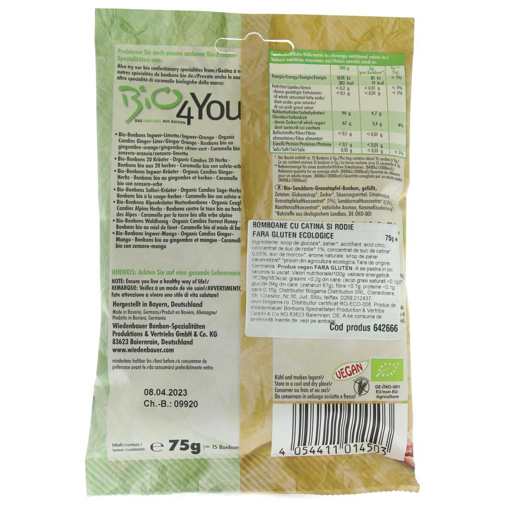 Dropsuri Bio cu Catina si Rodie Bio4You Pronat 