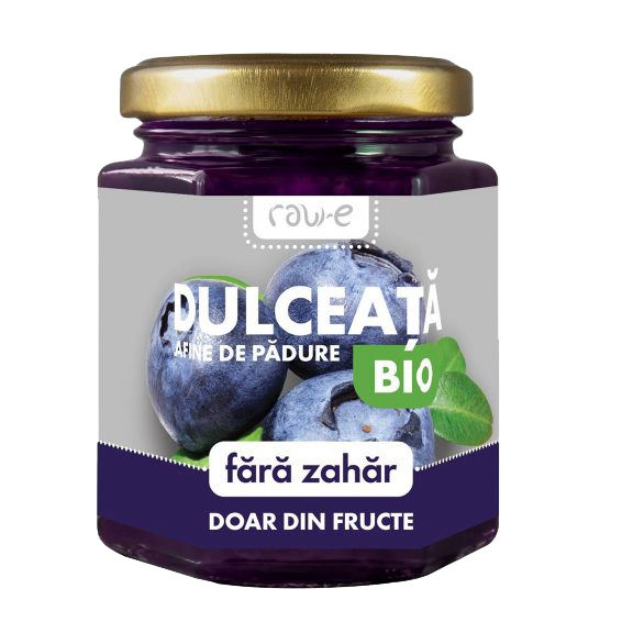 Dulceata de Afine de Padure Fara Zahar Bio 200gr Phenalex