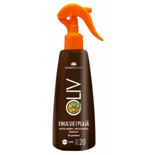 Emulsie Plaja Spray Oliv FP 20 Cosmetic Plant 200ml