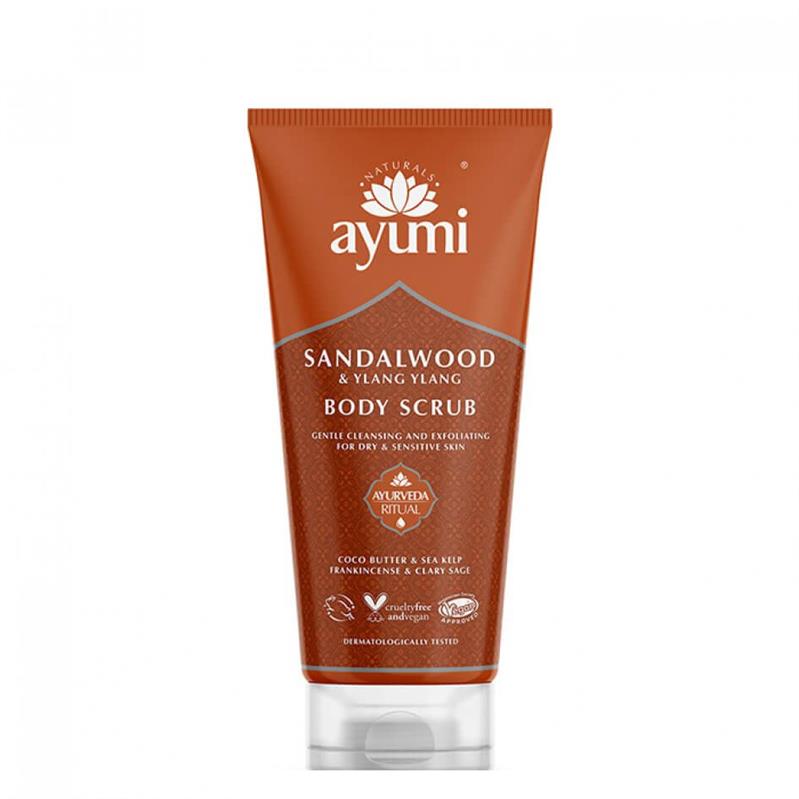 Exfoliant pentru Corp cu Lemn de Santal si Ylang Ylang 200 mililitri Ayumi