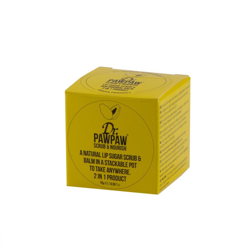 Exfoliant si Balsam pentru Buze 16 mililitri Dr.PawPaw