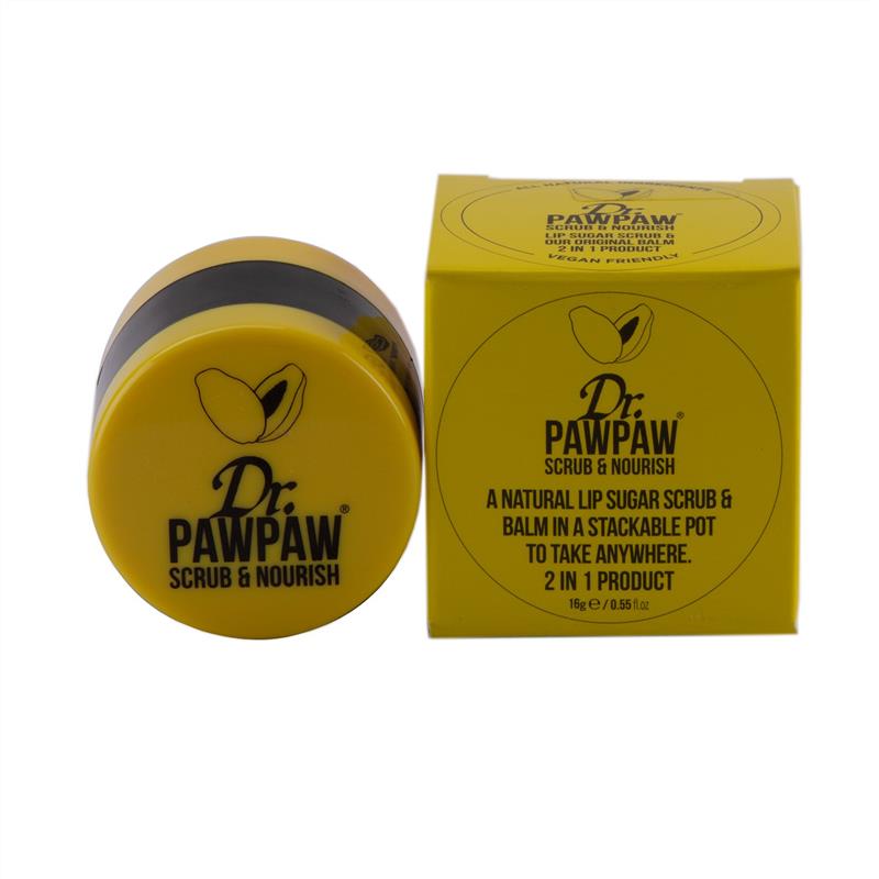 Exfoliant si Balsam pentru Buze 16 mililitri Dr.PawPaw