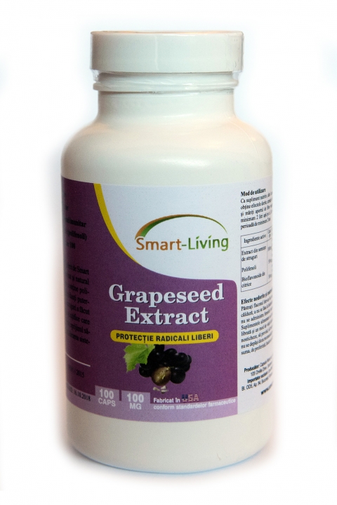 Extract din Samburi de Struguri Grapeseed 100cps Smart-Living