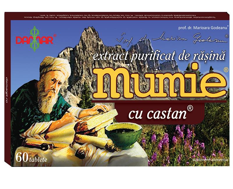 Extract Purificat de Rasina Mumie cu Castan Damar 60tb