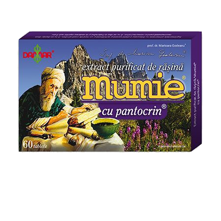 Extract Purificat de Rasina Mumie cu Pantocrin Damar 60tb
