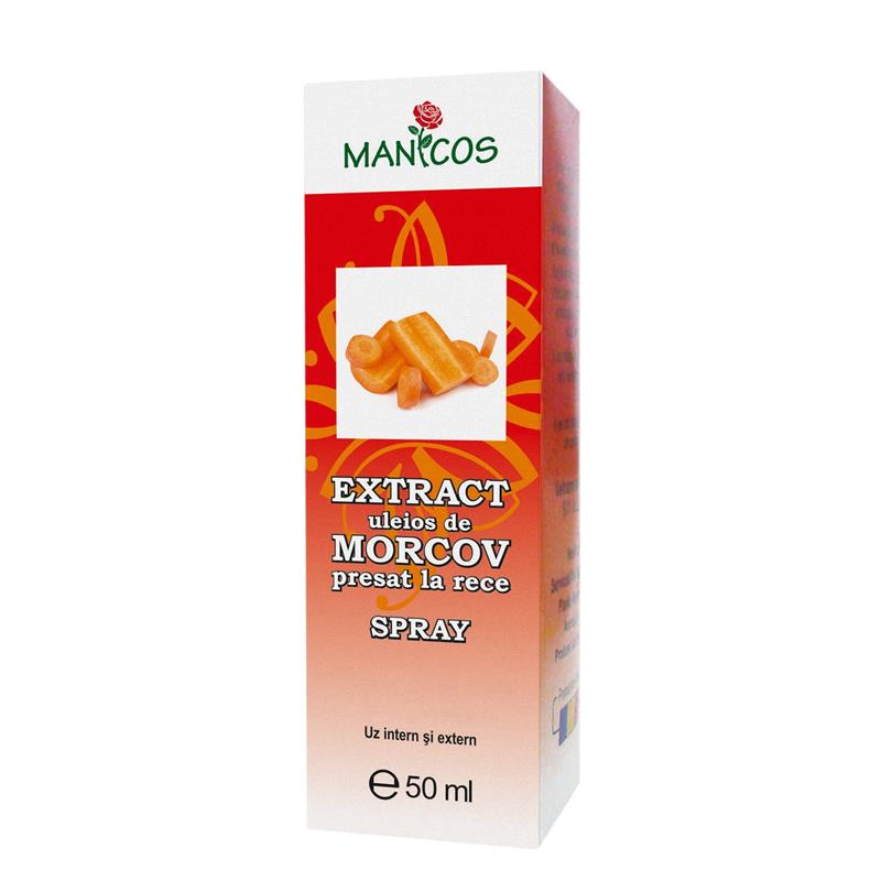 Extract Uleios de Morcovi Presat la Rece Spray 25 mililitri Manicos