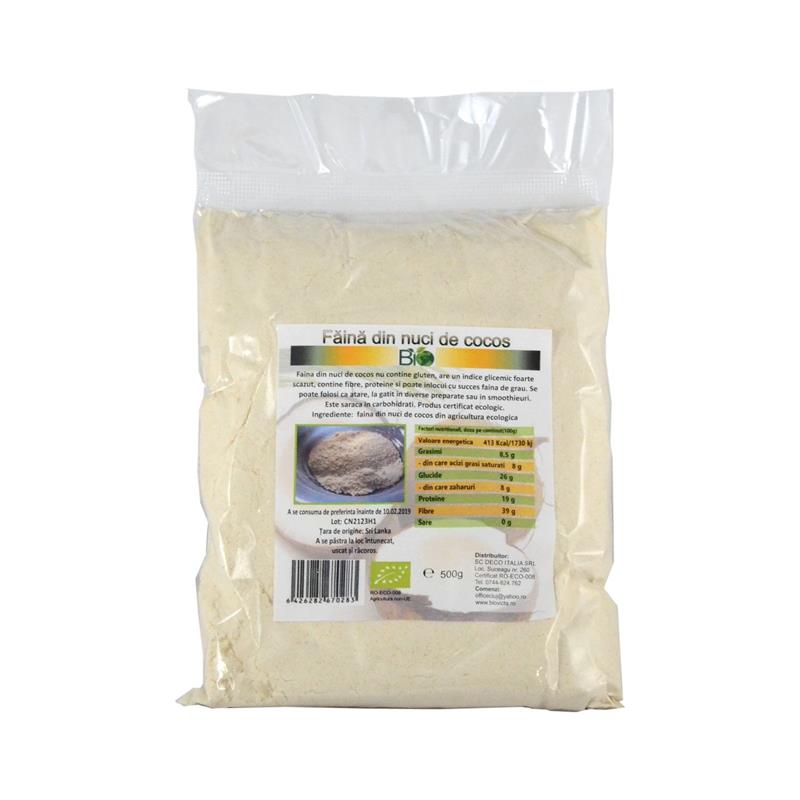 Faina de Cocos Bio 500 grame Deco Italia